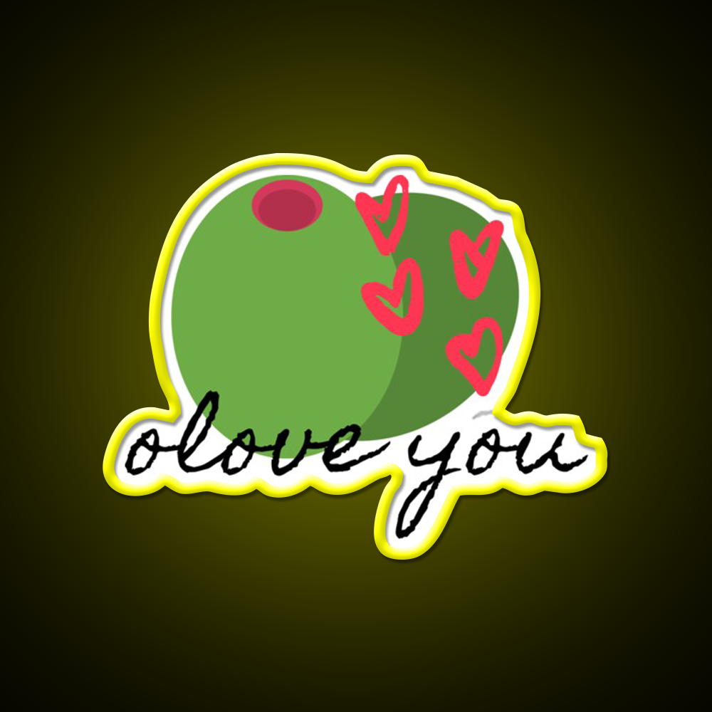 Olove You Man Cave Bar Led Neon Sign Rgb Color