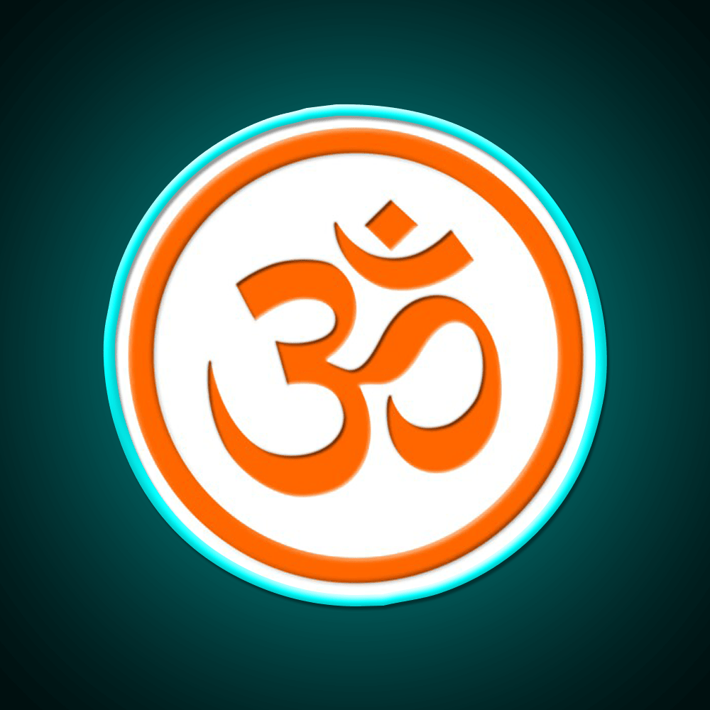 Om Yoga Led Neon Sign For Wellness Space Rgb Color - Shineneon