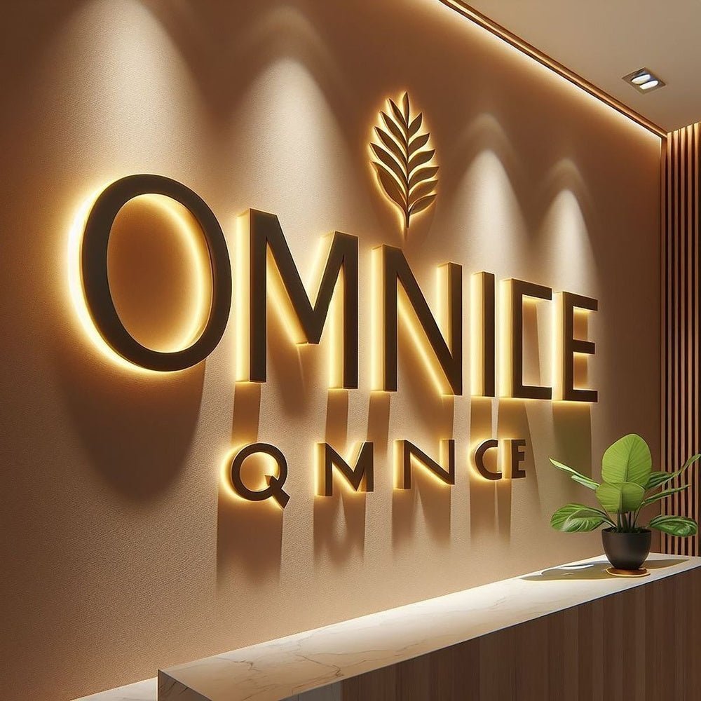 Omnice Qmnce 3D Backlit Channel Letters Led Light Sign - Shineneon