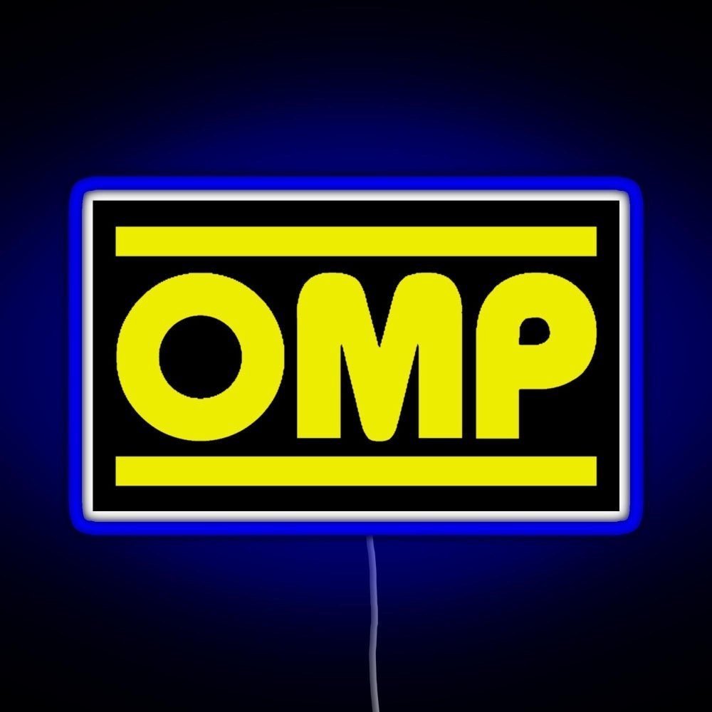 Omp Logo Rgb Led Neon Sign Pop Wall Art - Shineneon