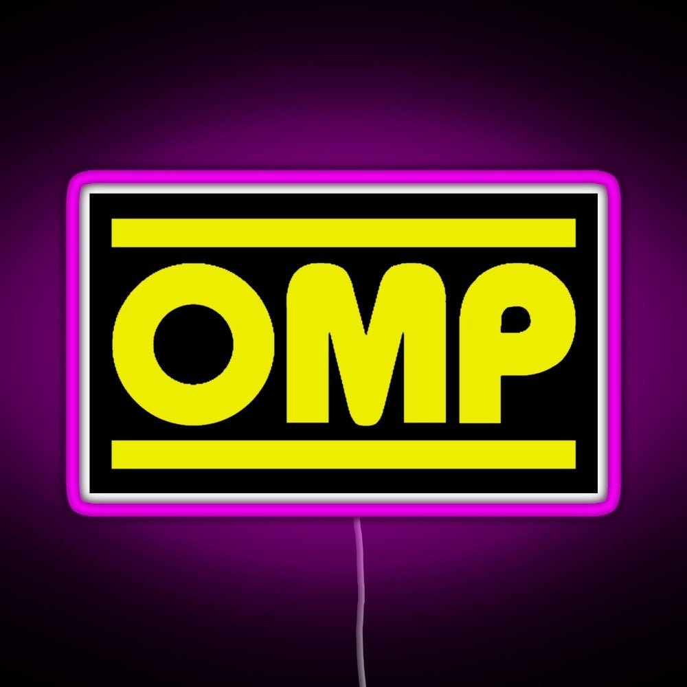 Omp Logo Rgb Led Neon Sign Pop Wall Art - Shineneon