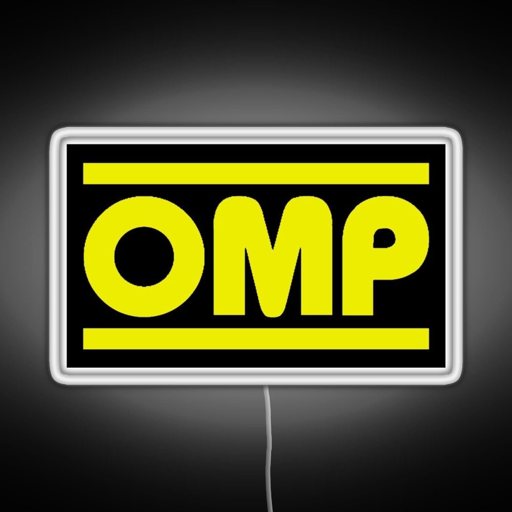 Omp Logo Rgb Led Neon Sign Pop Wall Art - Shineneon