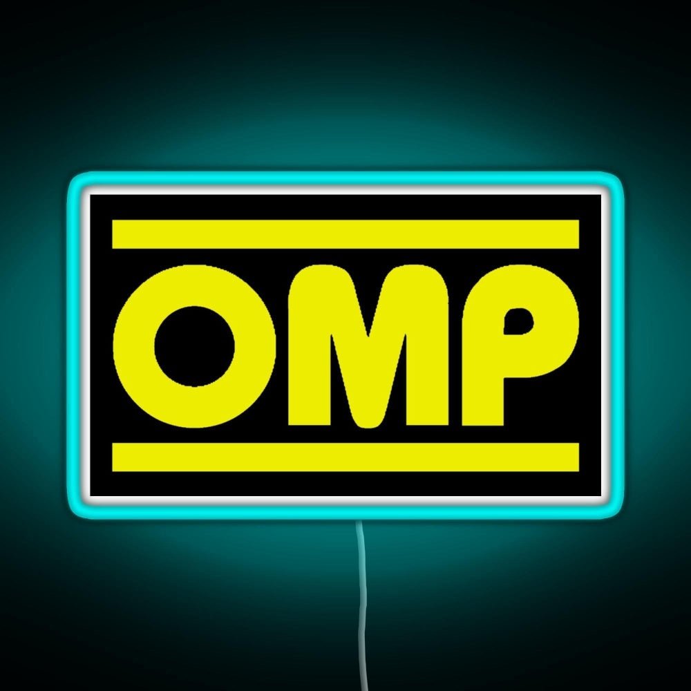 Omp Logo Rgb Led Neon Sign Pop Wall Art - Shineneon