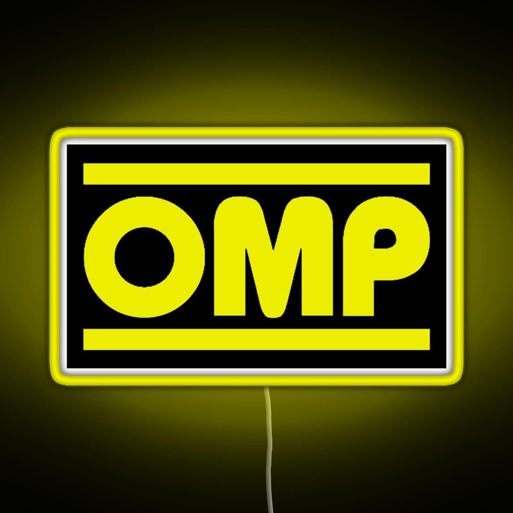 Omp Logo Rgb Led Neon Sign Pop Wall Art - Shineneon