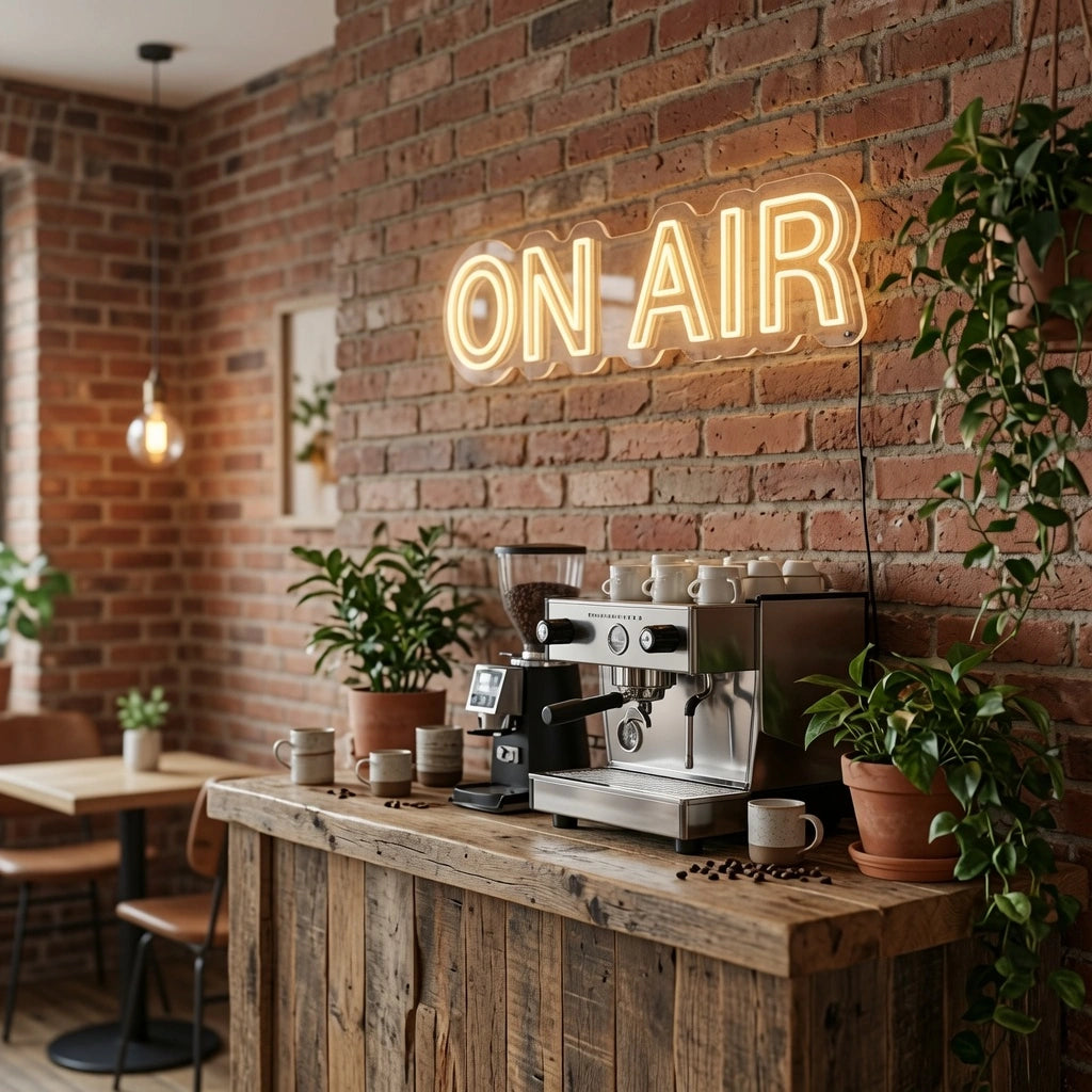 On Air LED Neon Sign Wall Neon Sign - 03 Real Lifestyle Scene