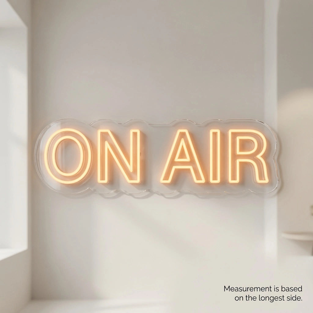 On Air LED Neon Sign Wall Neon Sign - 04 Size Image