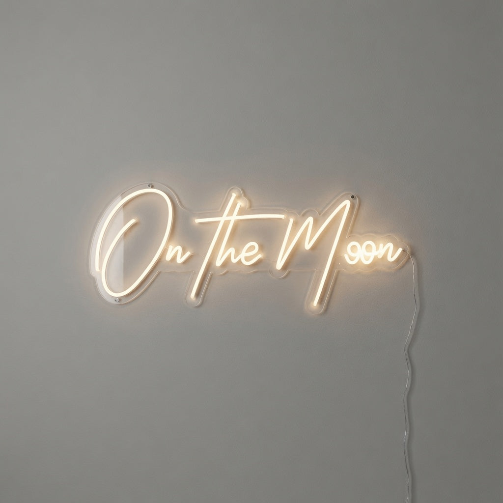 On The Moon LED Neon Sign Home Wall Art - 01 Original Product Image