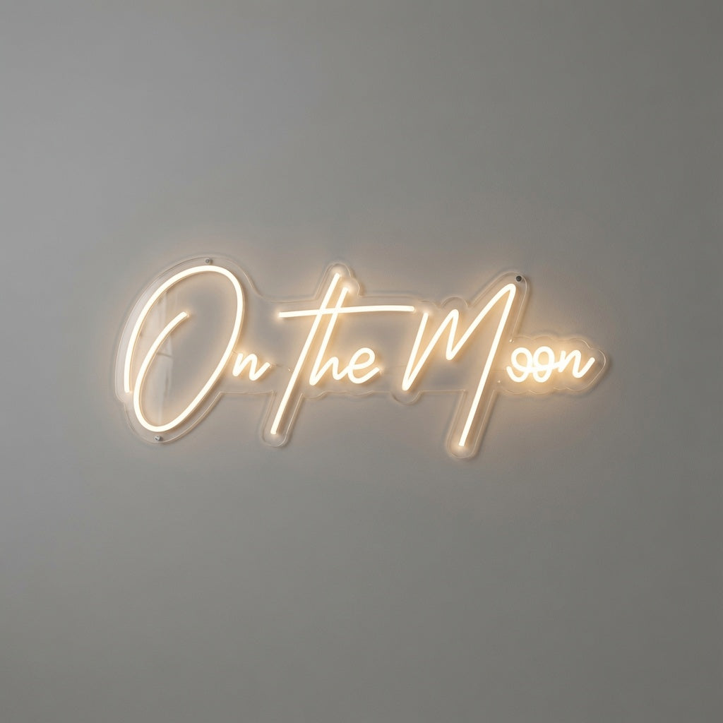 On The Moon LED Neon Sign Home Wall Art - 02 High-Converting Product Image