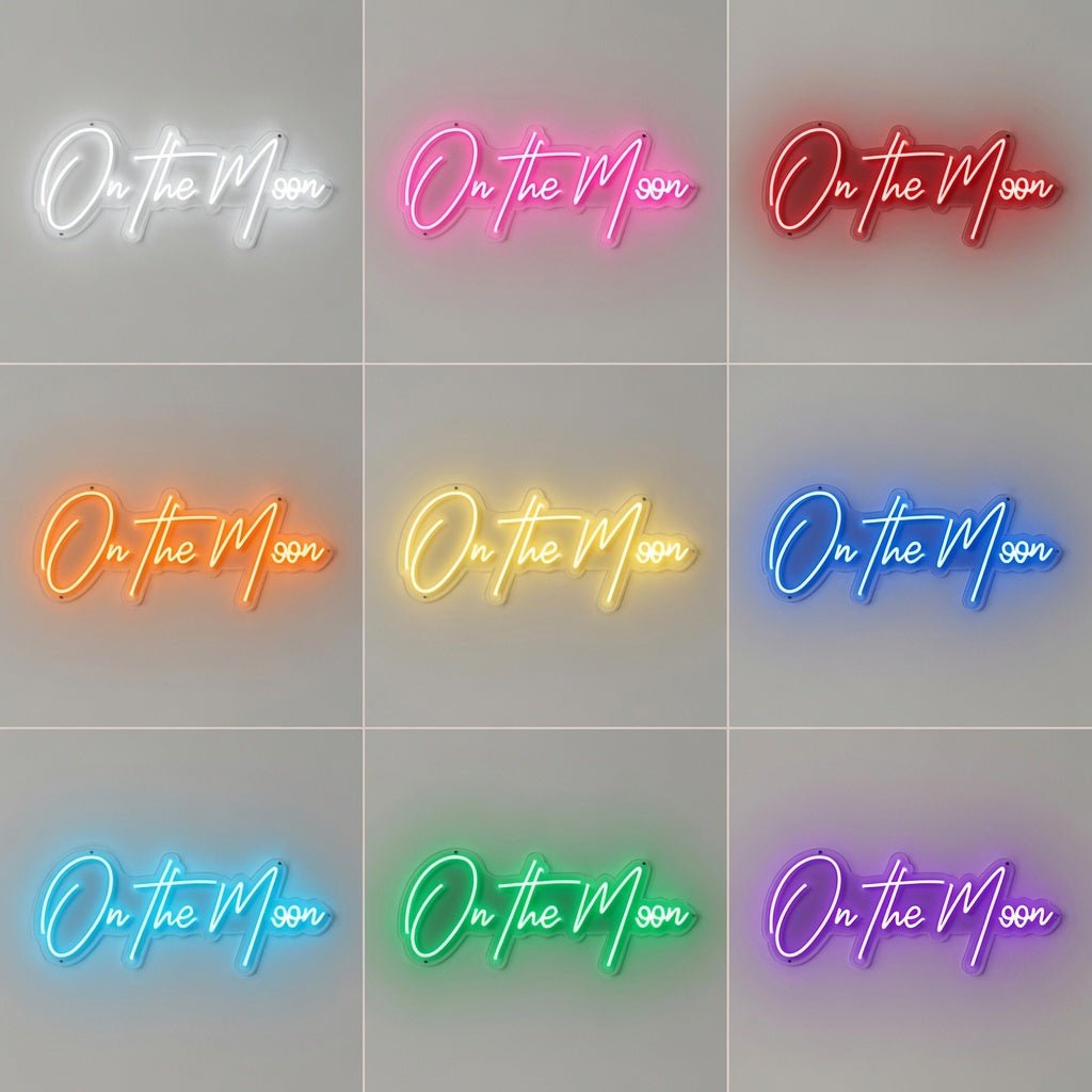 On The Moon LED Neon Sign Home Wall Art - Shineneon