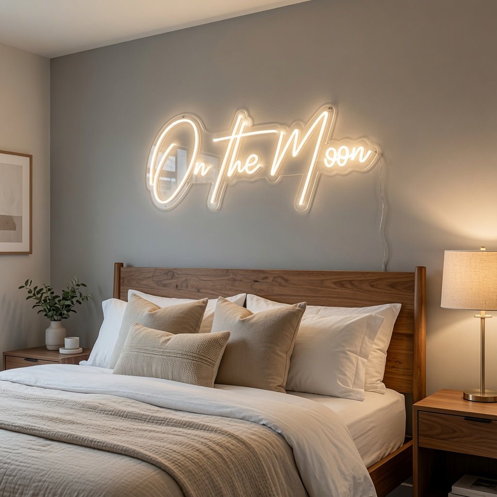 On The Moon LED Neon Sign Home Wall Art - Shineneon
