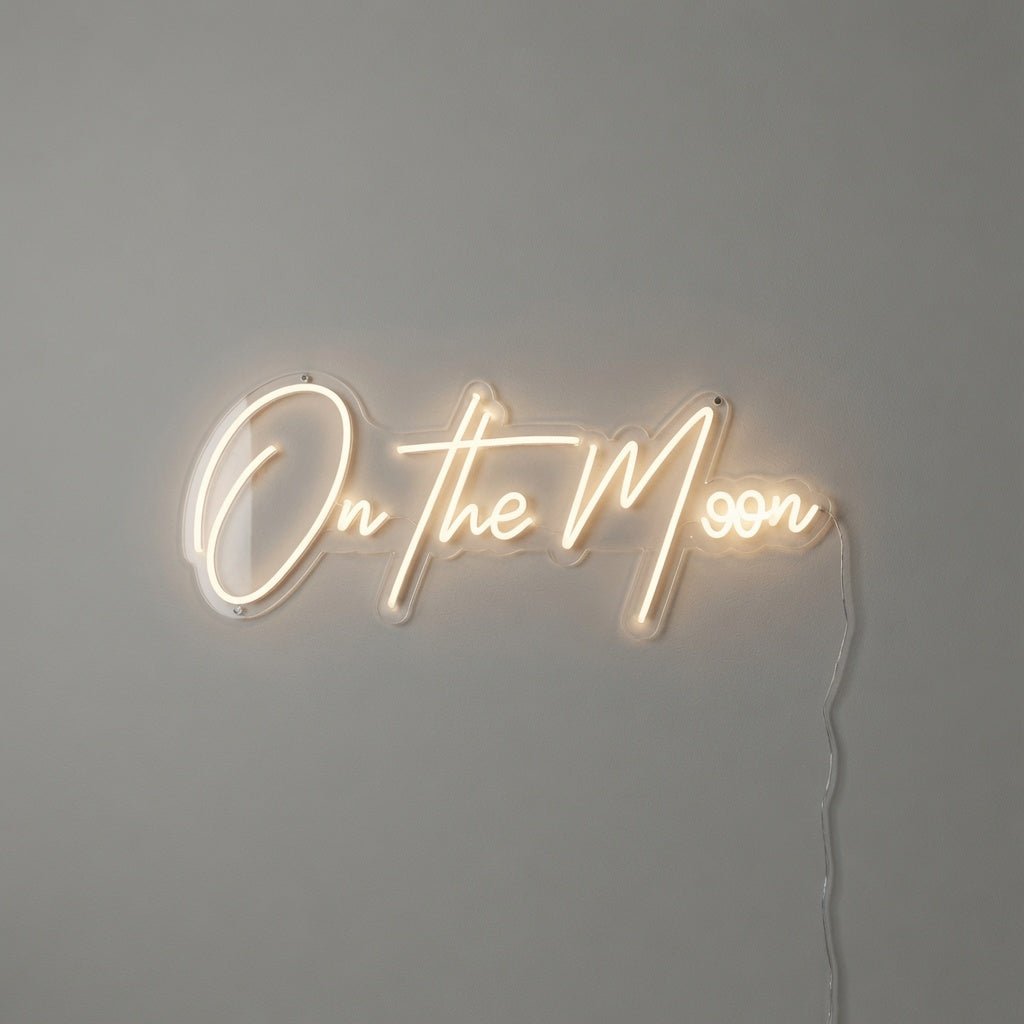 On The Moon LED Neon Sign Home Wall Art - Shineneon