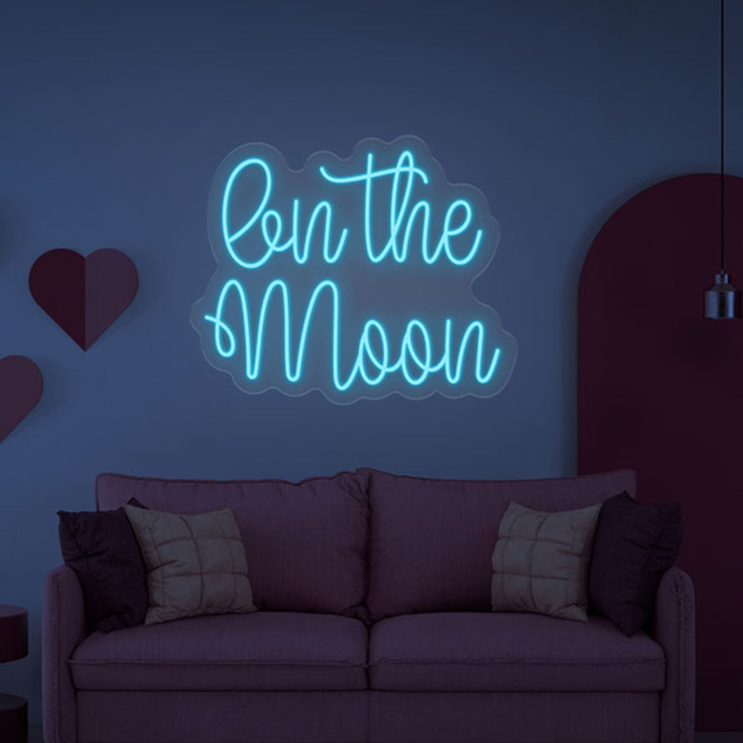 On The Moon Neon Sign Wall Art Decor | Shineneon