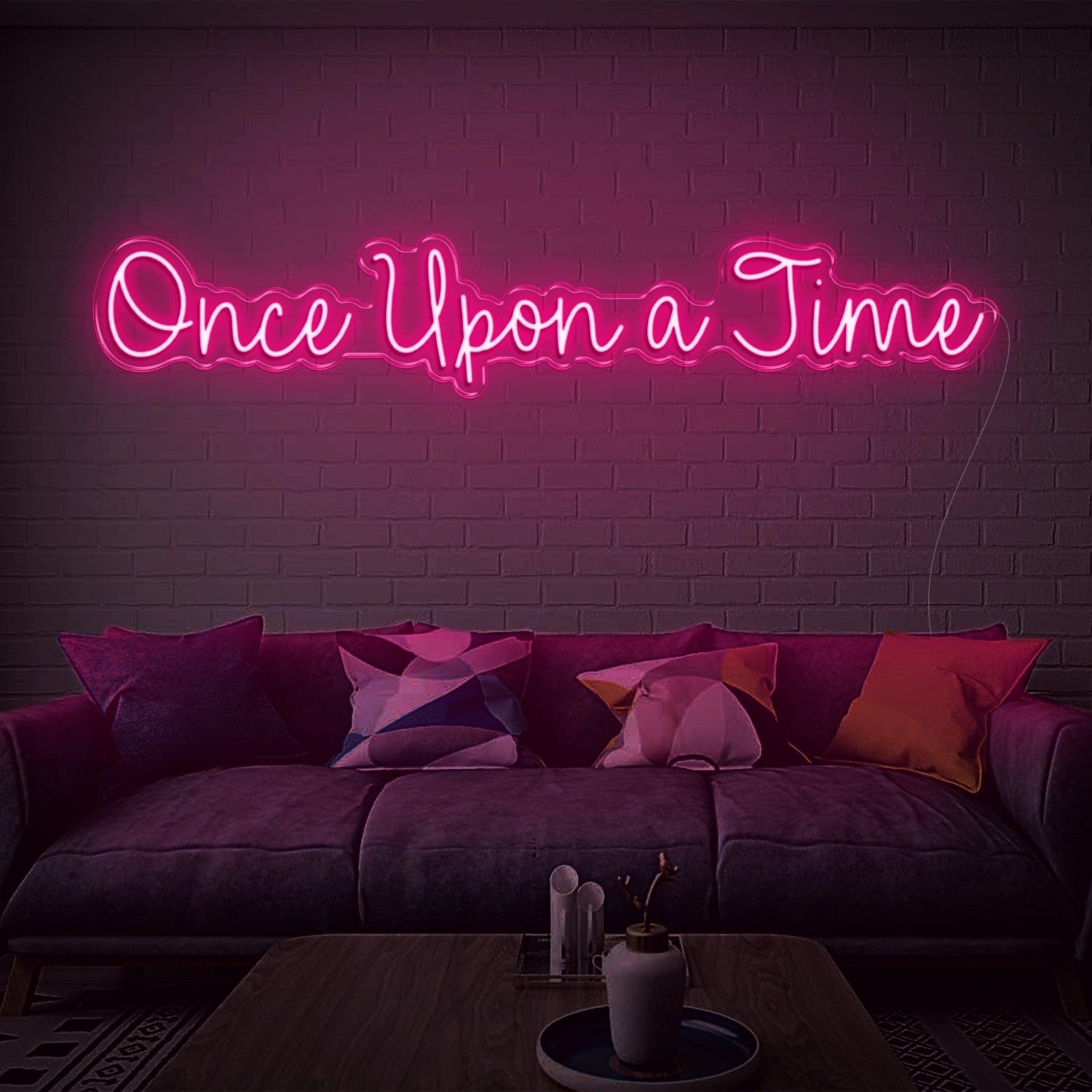 Once Upon A Time Red Led Neon Sign For Cozy Home Decor | Shineneon
