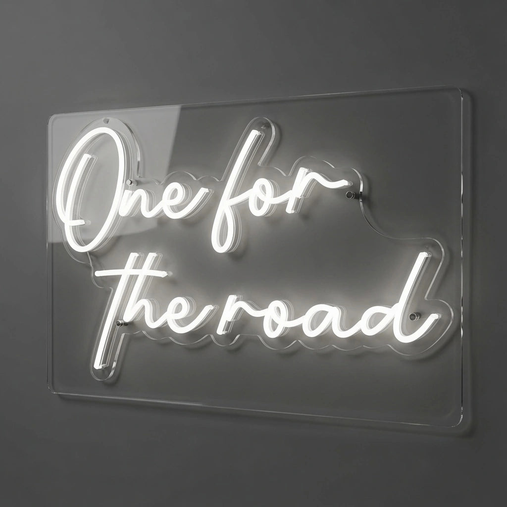 One For The Road Business LED Neon Sign - 01 Original Product Image