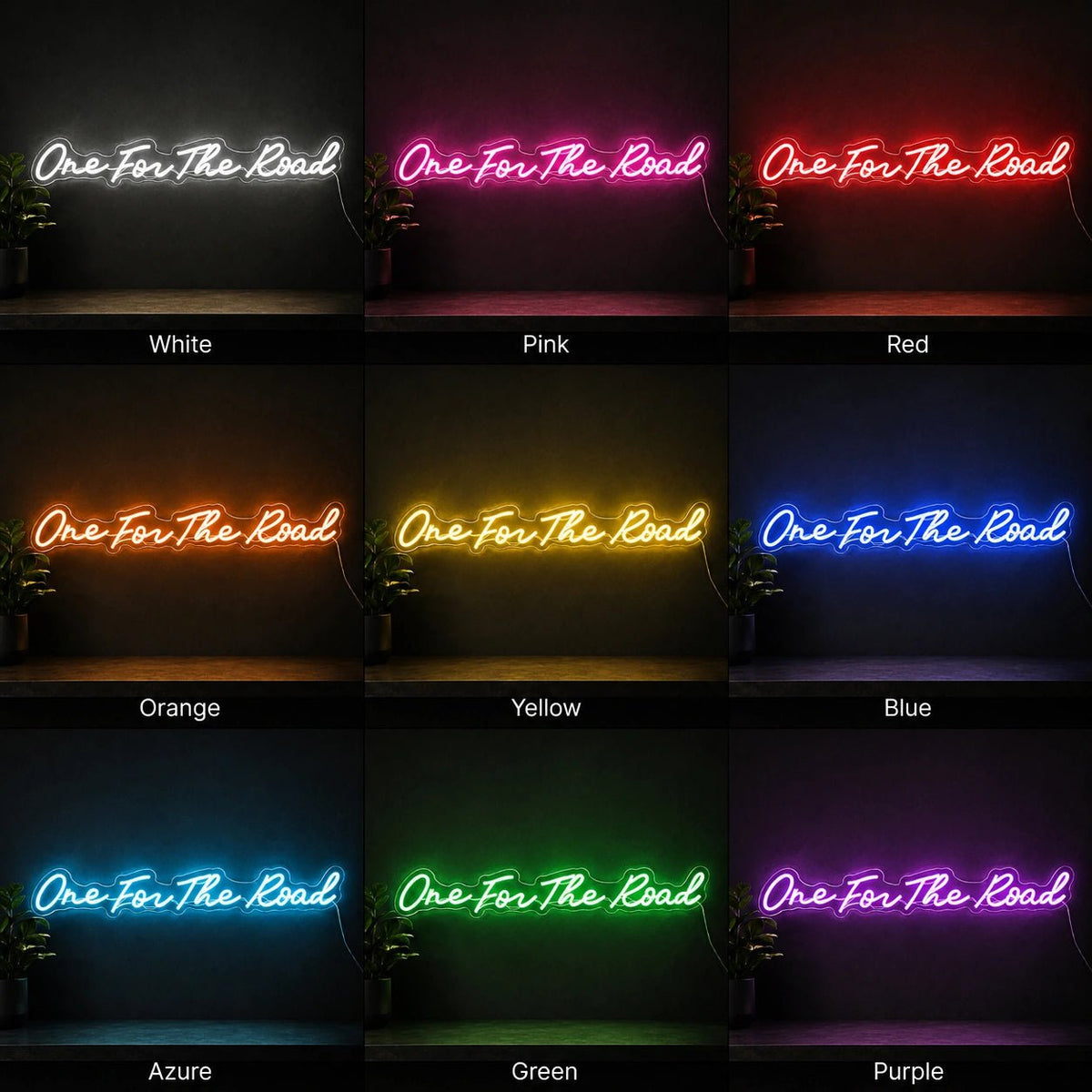 One For The Road LED Neon Sign - Shineneon