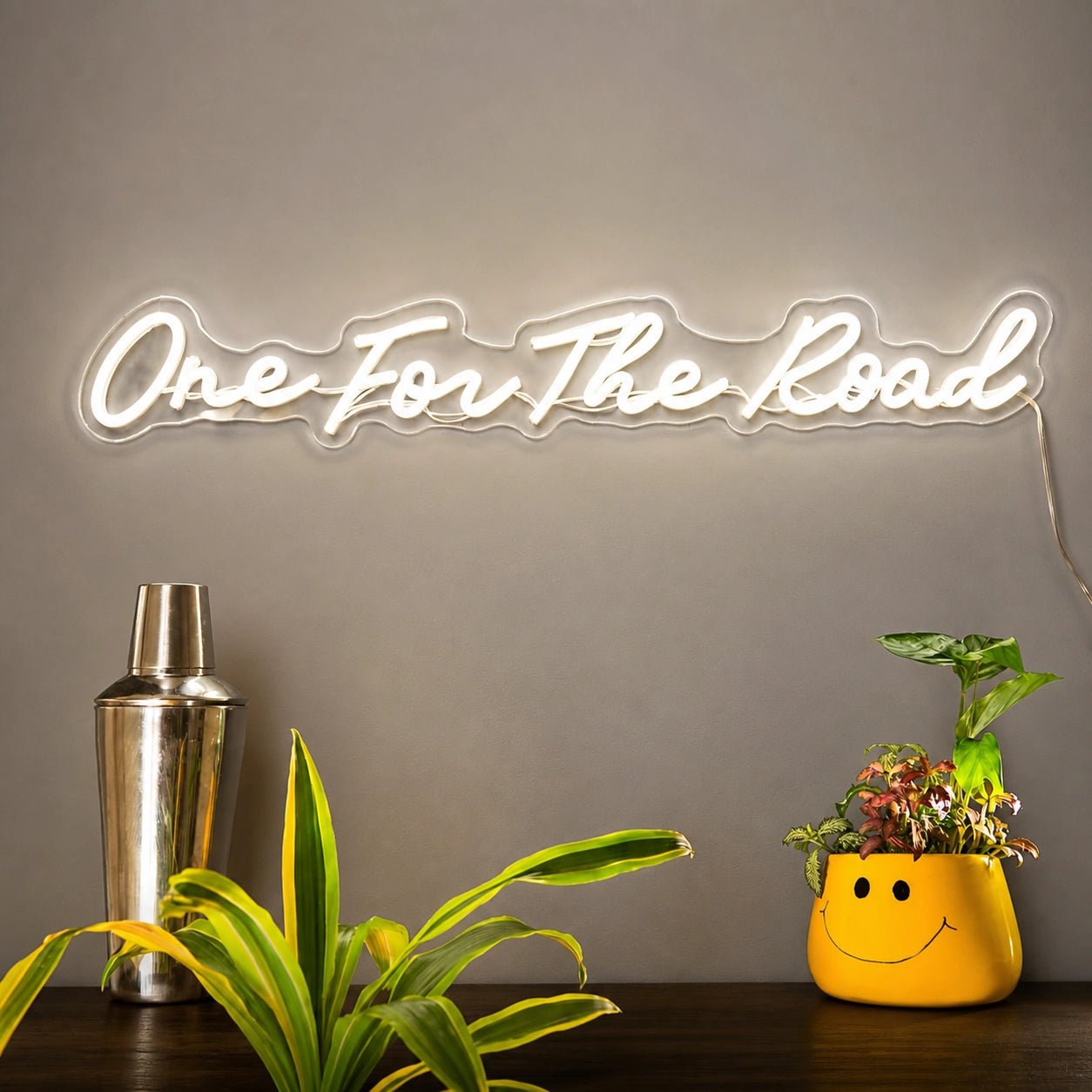 One For The Road Script Garage Neon Sign Vintage LED Neon Sign - Shineneon