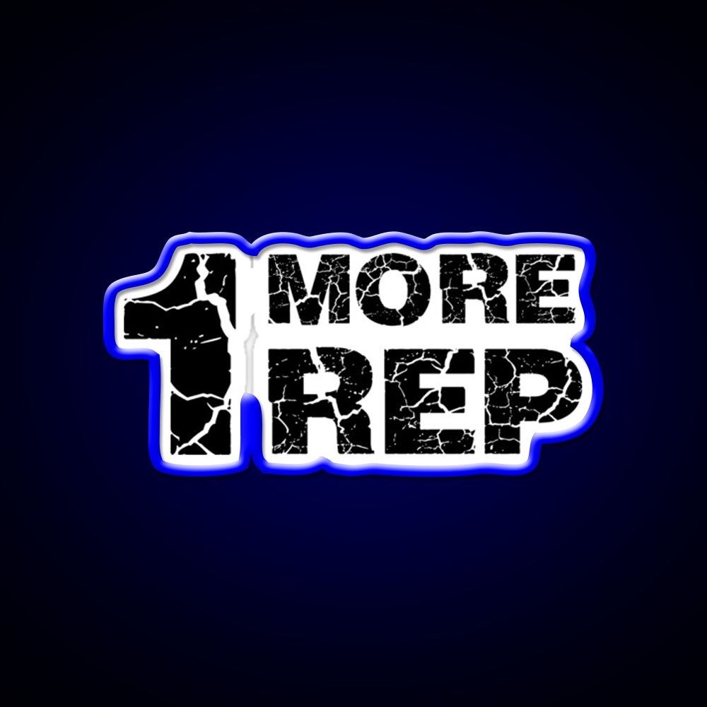 One More Rep Gym Fitness Led Neon Sign Rgb Color