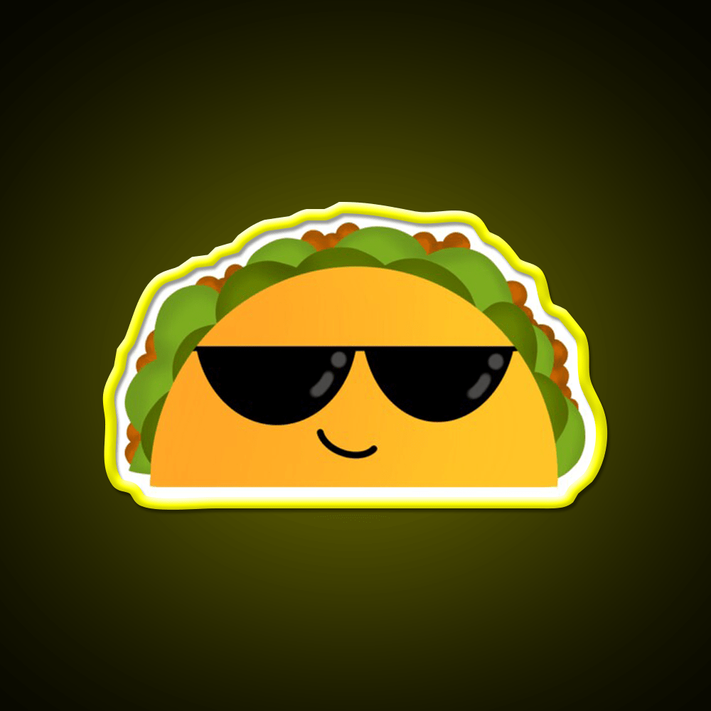 Onestealthytaco Merch Taco Led Neon Sign Mexican Food Sign Rgb Color - Shineneon
