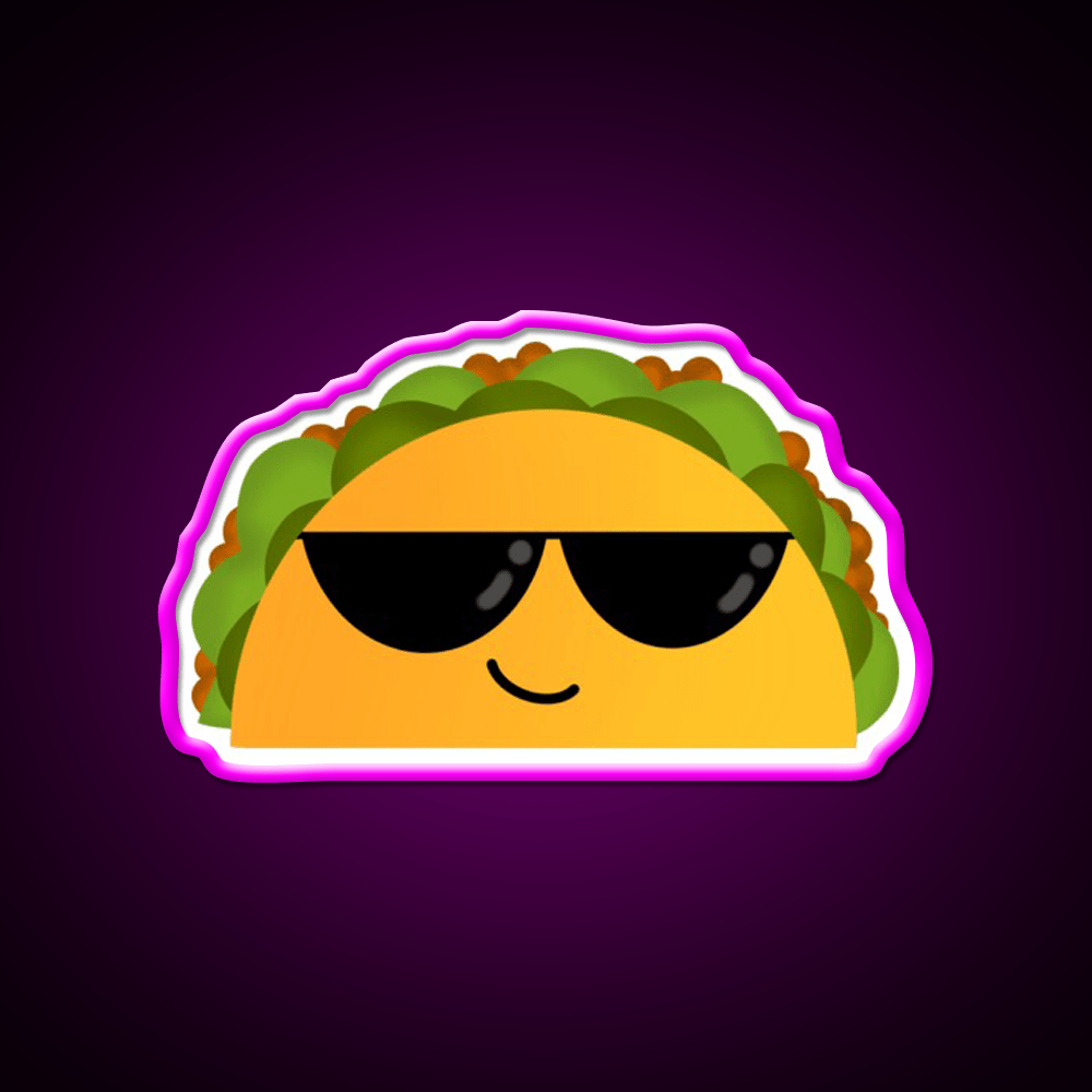 Onestealthytaco Merch Taco Led Neon Sign Mexican Food Sign Rgb Color - Shineneon
