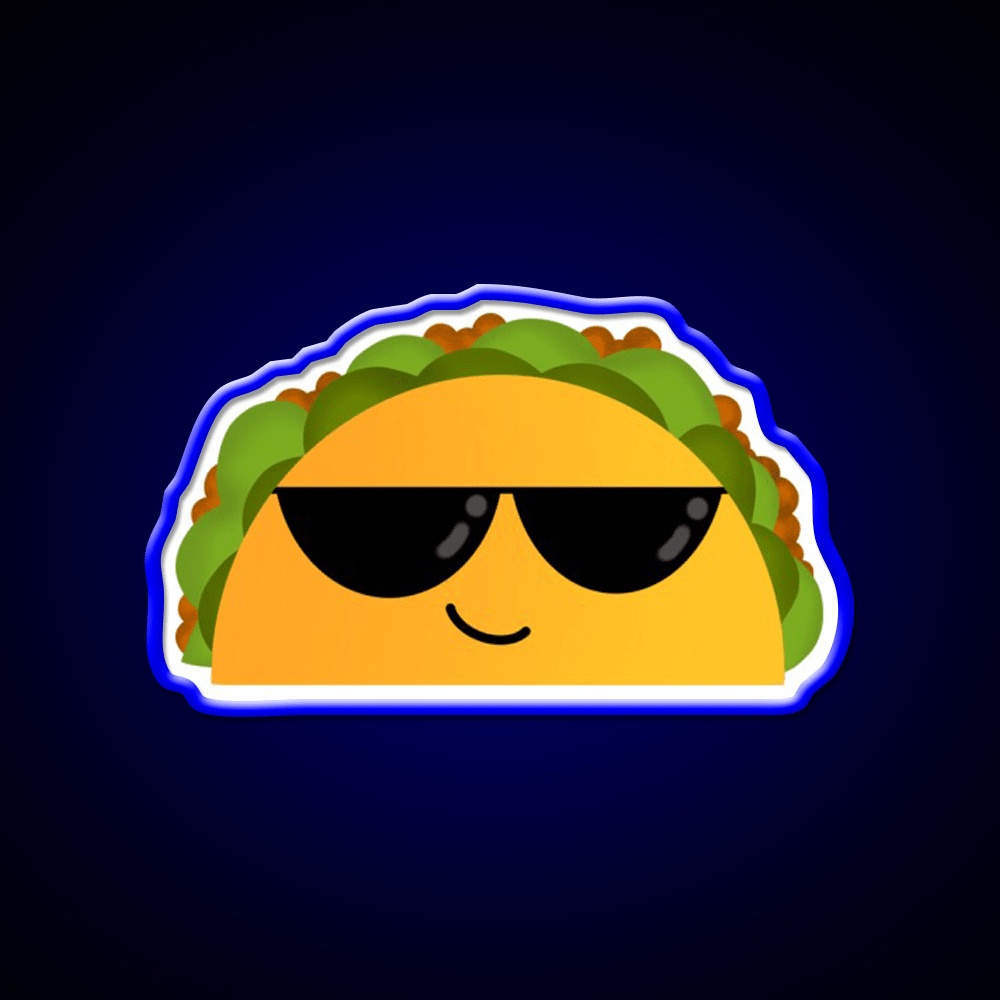 Onestealthytaco Merch Taco Led Neon Sign Mexican Food Sign Rgb Color - Shineneon