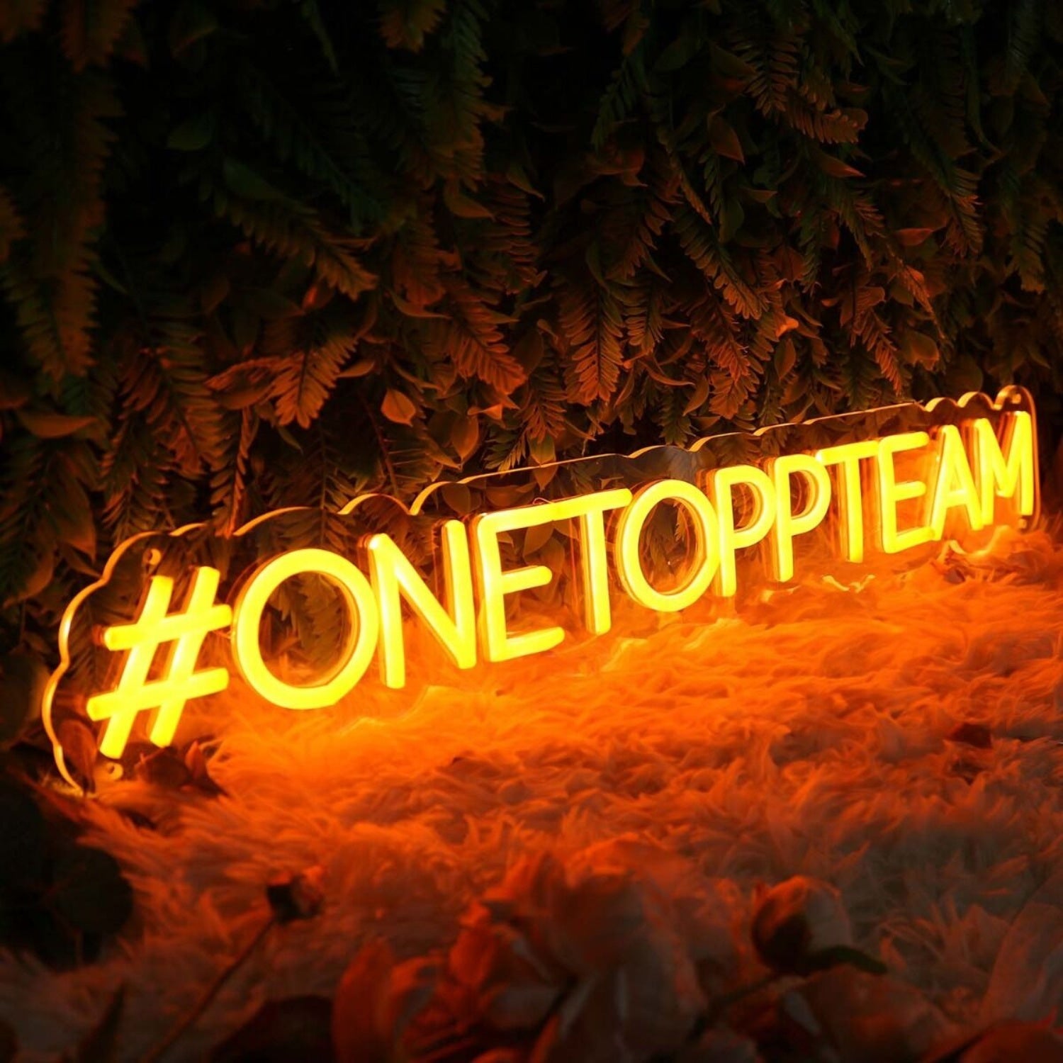 Onetoppteam Orange Led Neon Sign - Shineneon