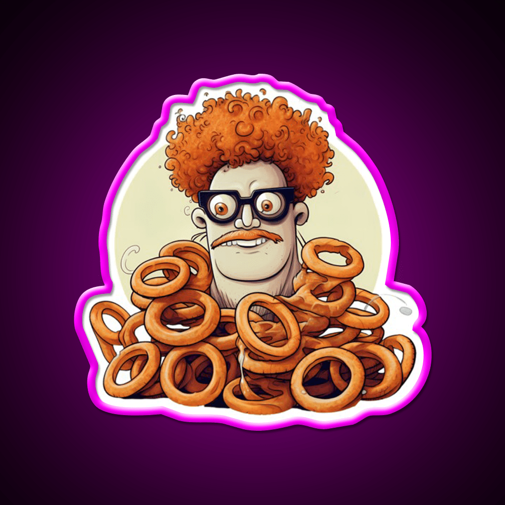 Onion Rings Snack Food Led Neon Sign Rgb Color - Shineneon