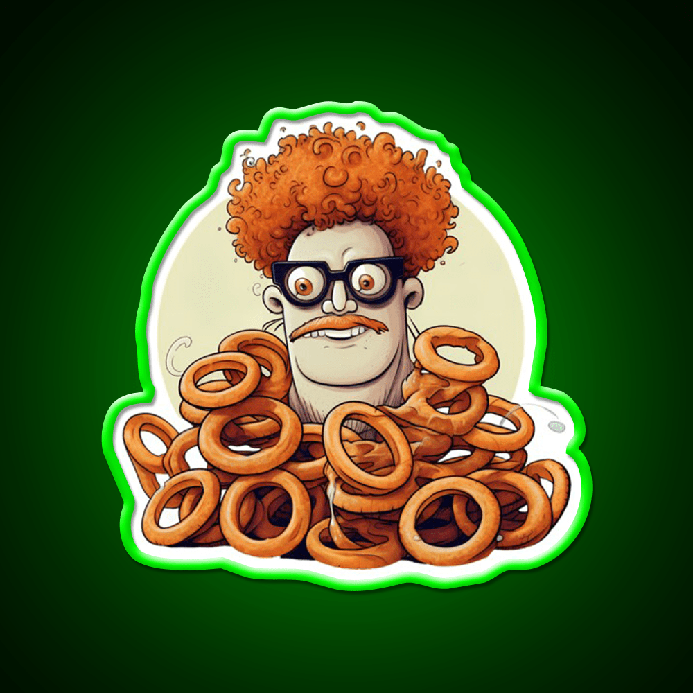 Onion Rings Snack Food Led Neon Sign Rgb Color - Shineneon