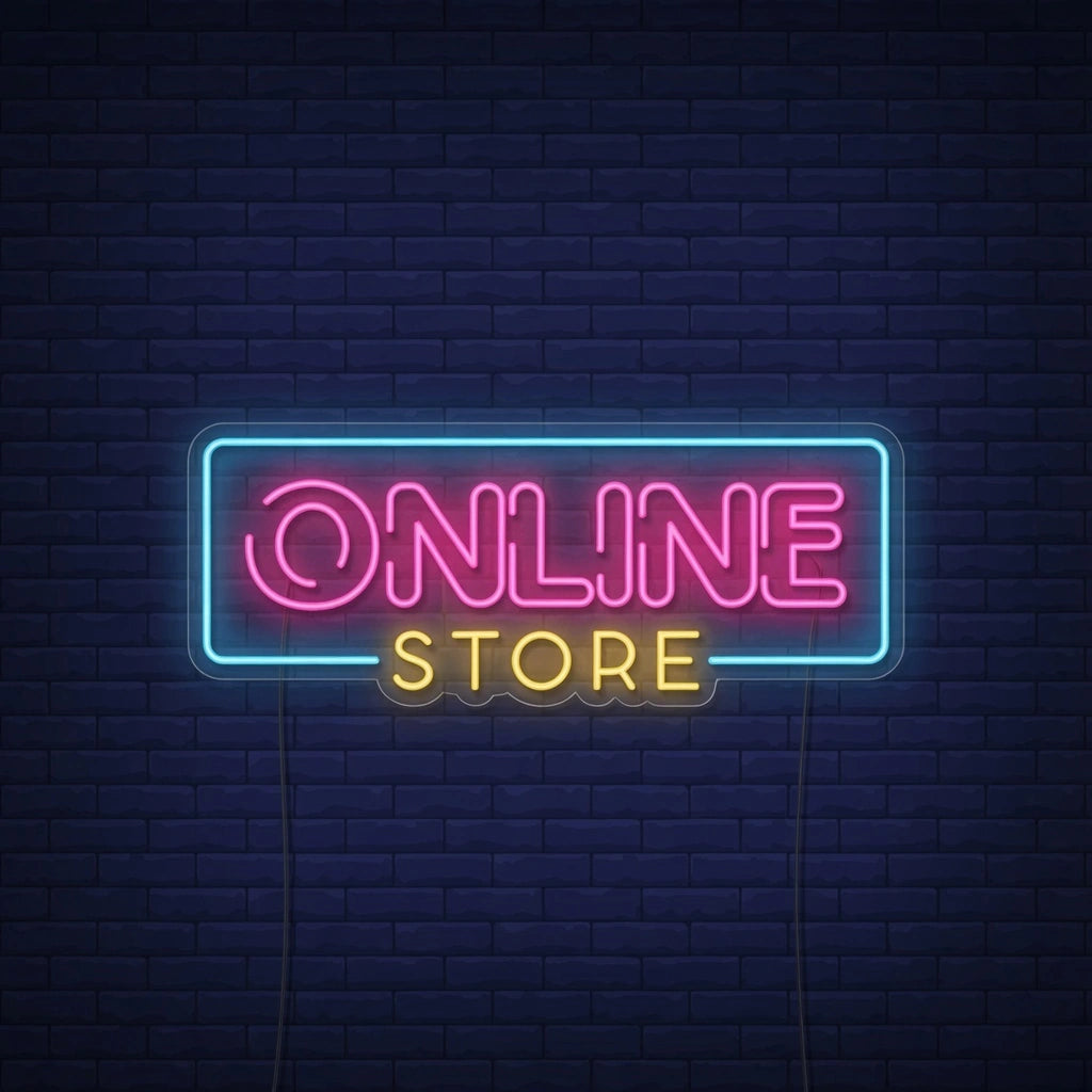 Online Store LED Neon Sign - 01 Original Product Image