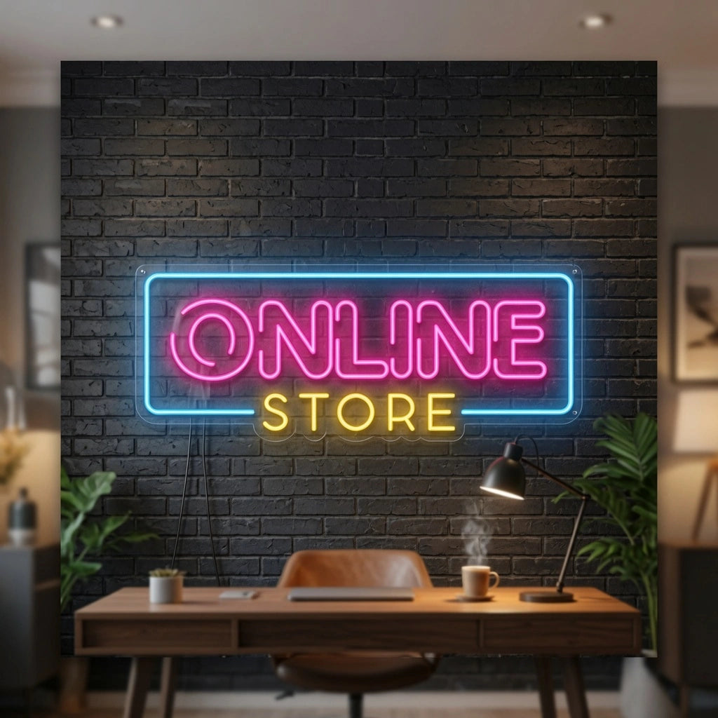 Online Store LED Neon Sign - 02 High-Converting Product Image