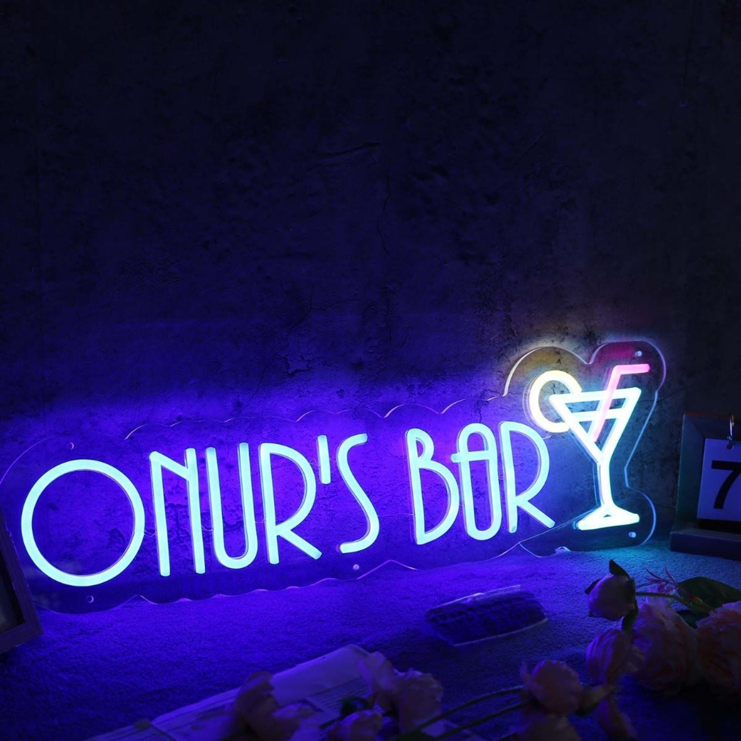 Onurs Bar Blue Led Neon Sign | Shineneon