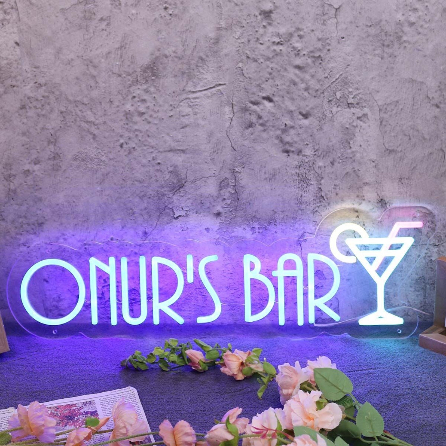 Onurs Bar Blue Led Neon Sign | Shineneon