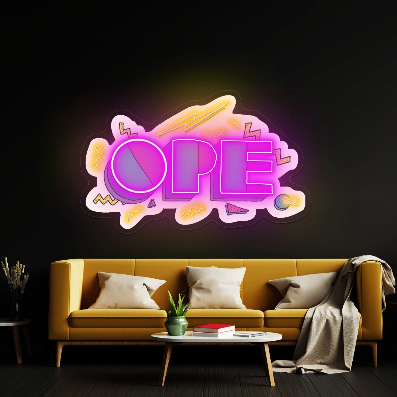 Ope 90s Theme Artwork Large Neon Signs - Shineneon