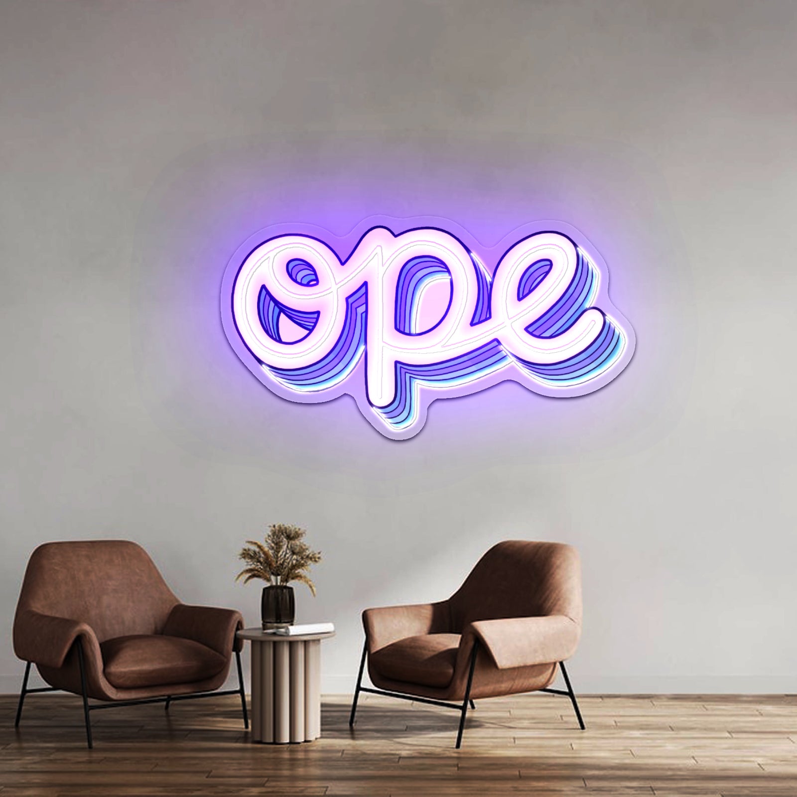 Ope Artwork Neon Signs For A Bar