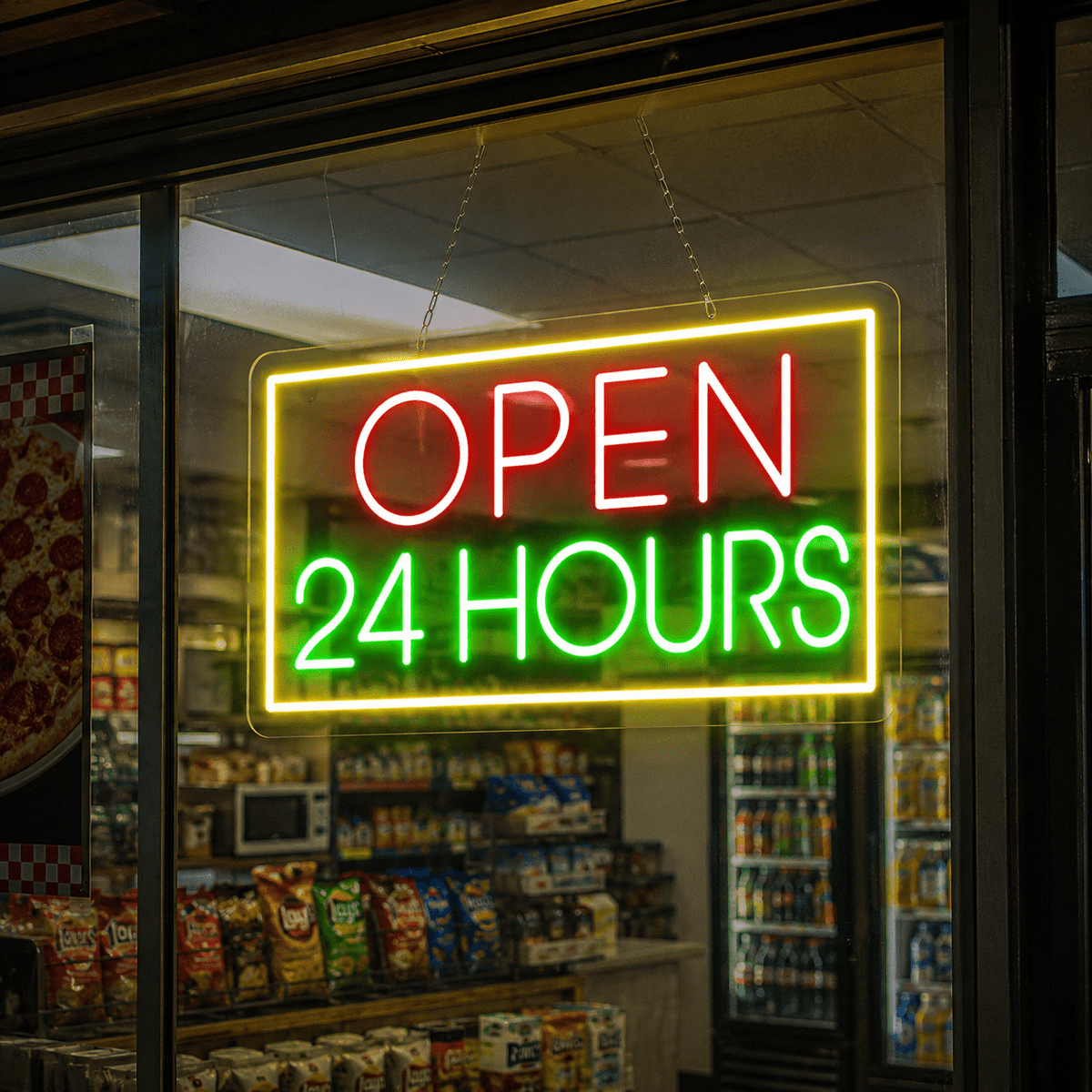 Open 24 Hours LED Neon Sign - Shineneon