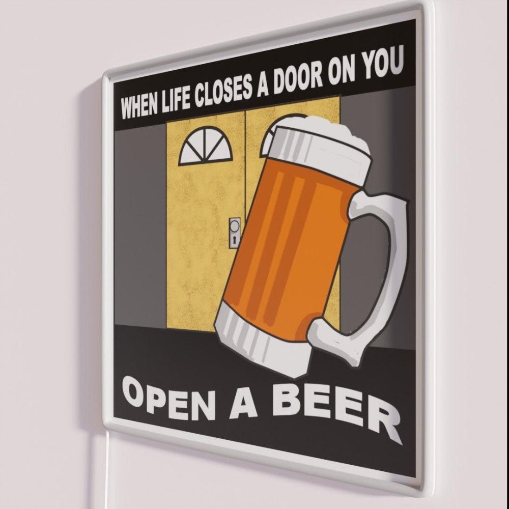 Open A Beer Rgb Led Neon Sign - Shineneon