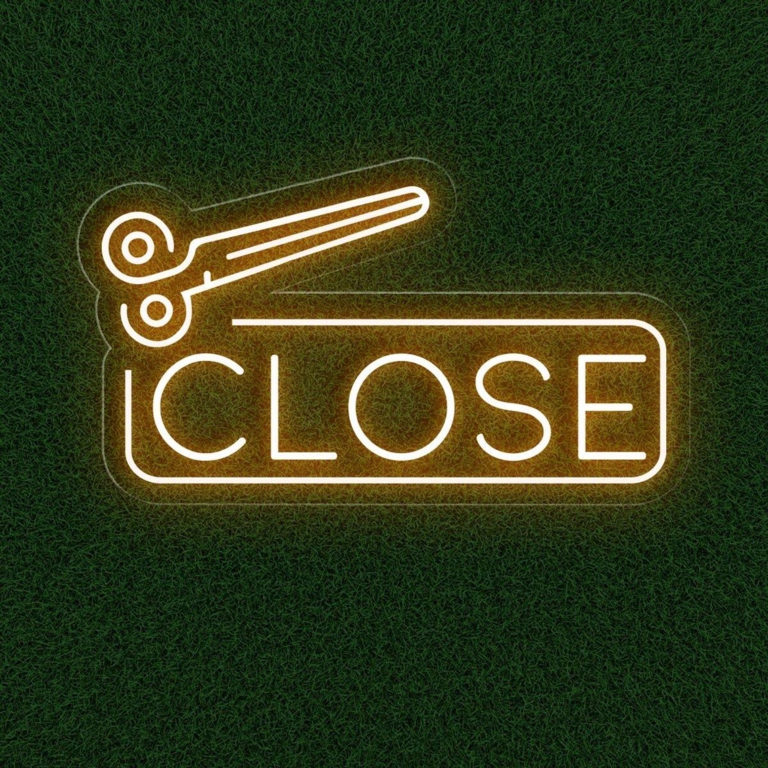 Open And Close Scissor Led Neon Sign For Salons | Shineneon