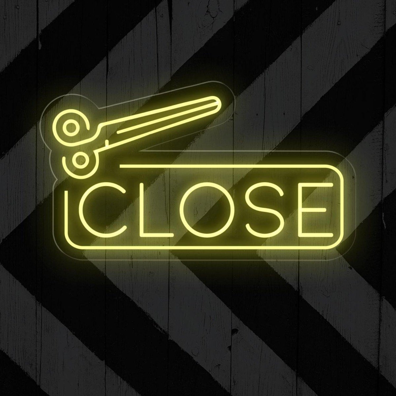 Open And Close Scissor Led Neon Sign For Salons | Shineneon