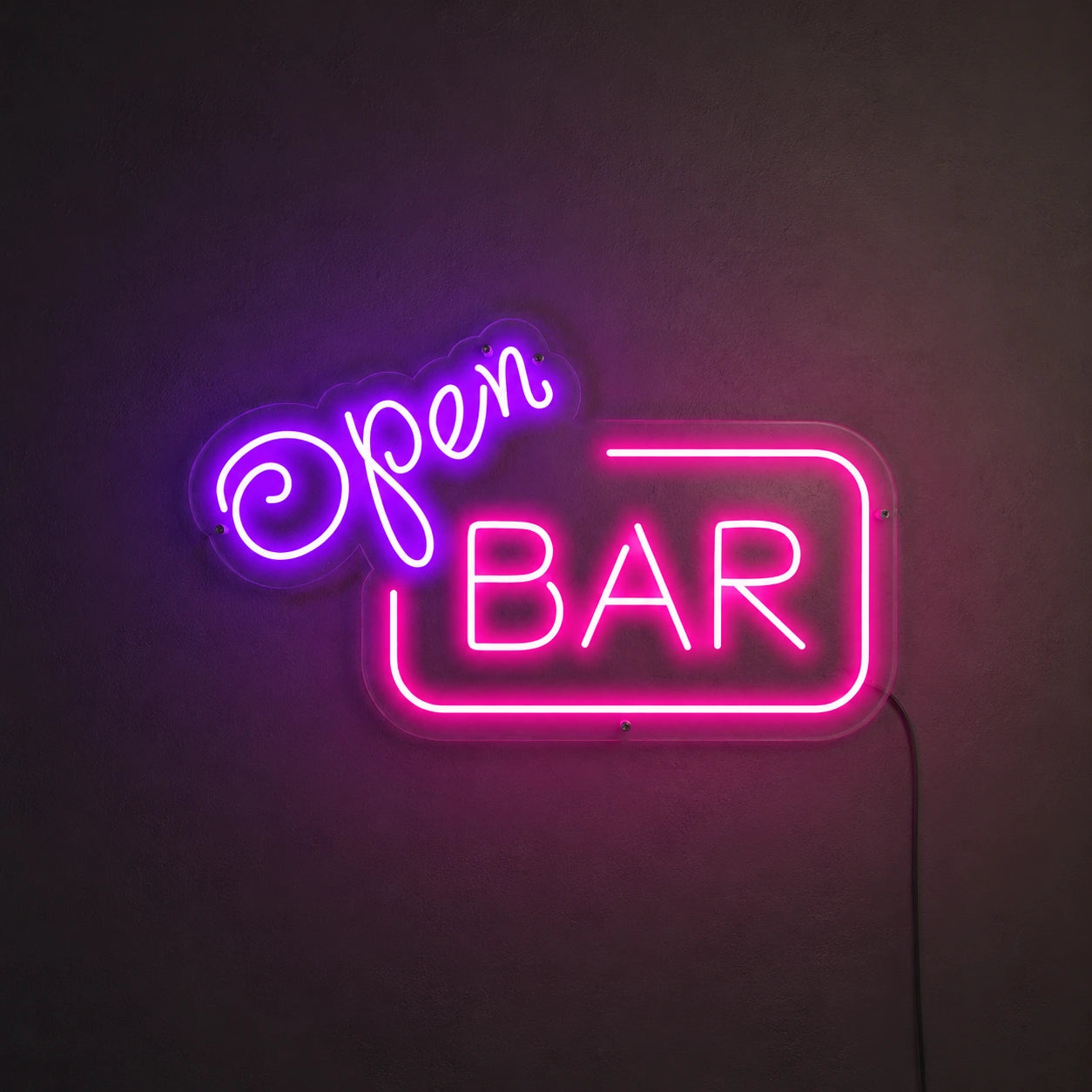Open Bar Cheers Neon Sign LED Neon Sign main product image