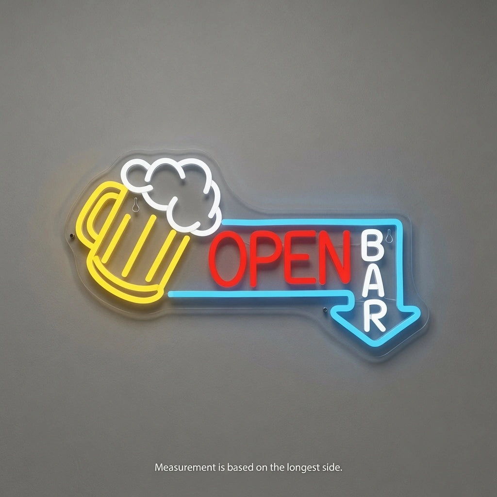 Open Business LED Neon Sign Business Sign Business Sign - 04 Size Image