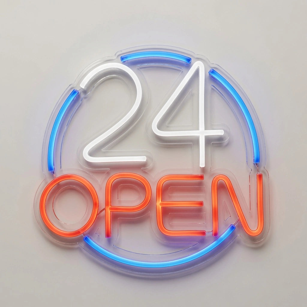 Open Business LED Neon Sign Wall Decor Wall Art - 01 Original Product Image