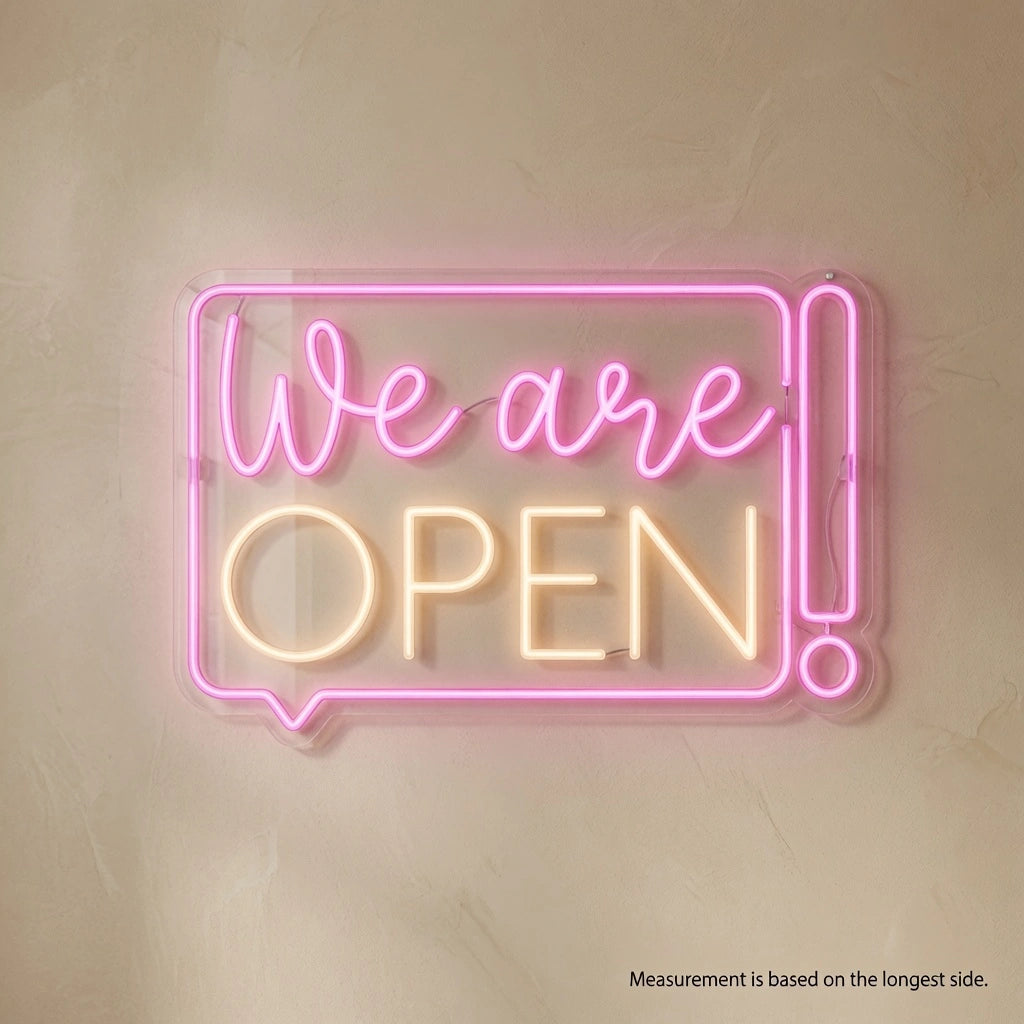 Open Business LED Neon Sign Wall Decor Wall Art Wall Art - 04 Size Image