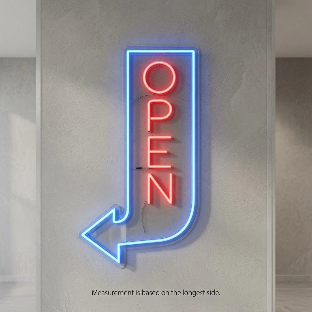 Open Business LED Neon Sign Wall Decor Wall Decor Wall Decor - 04 Size Image