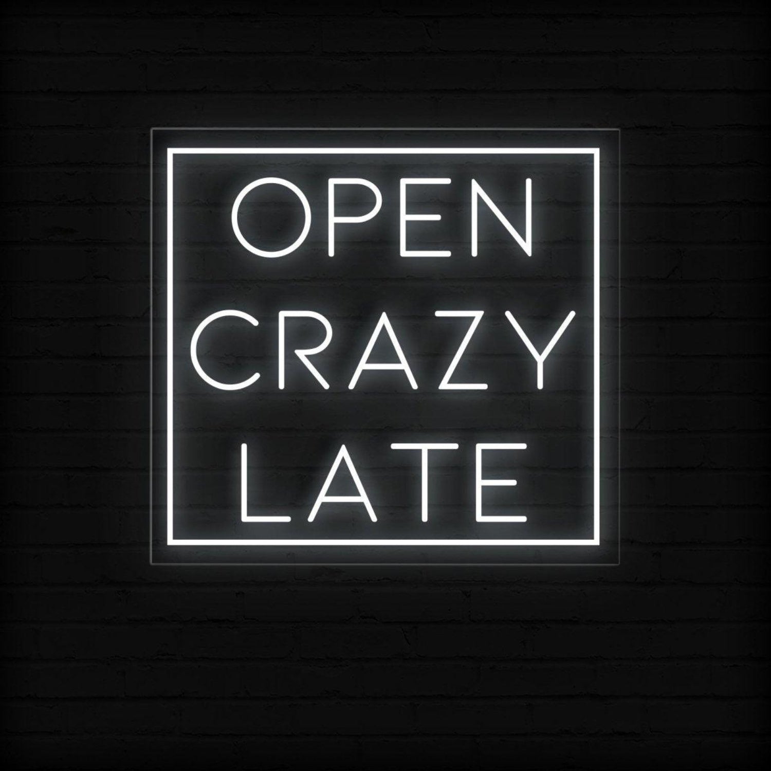 Open Crazy Late Neon Led Sign | Shineneon
