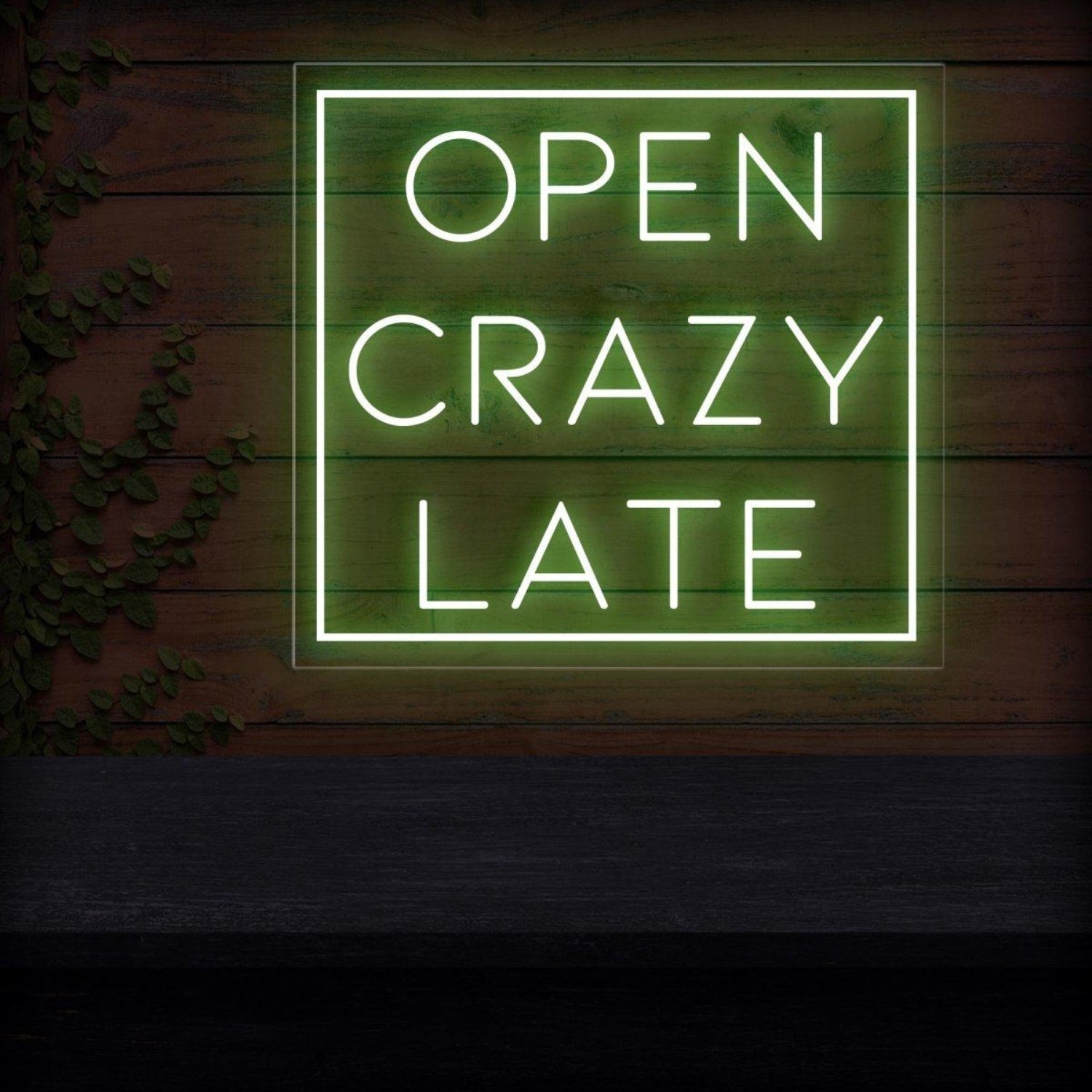 Open Crazy Late Neon Led Sign | Shineneon
