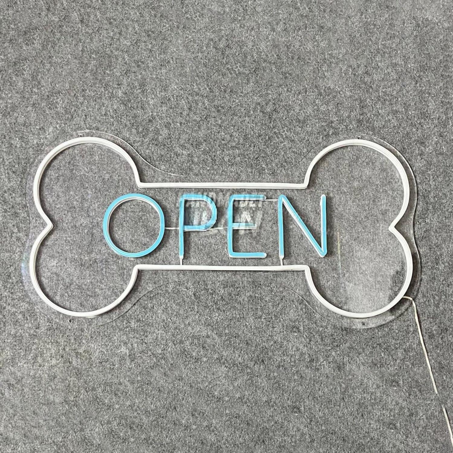 Open Dog Bone Neon Led Decor | Shineneon