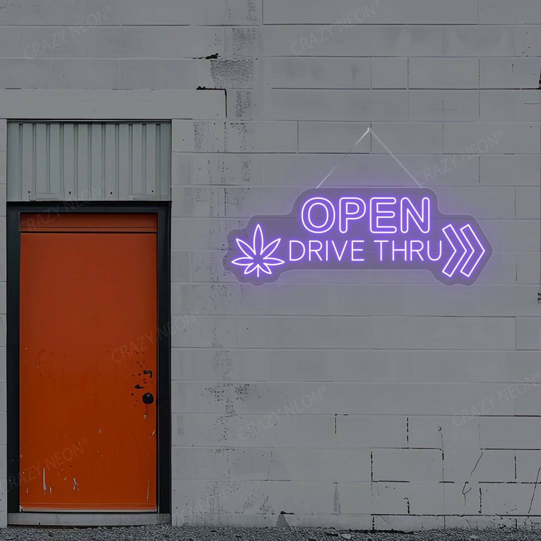 Open Drive Thru Sign | Shineneon