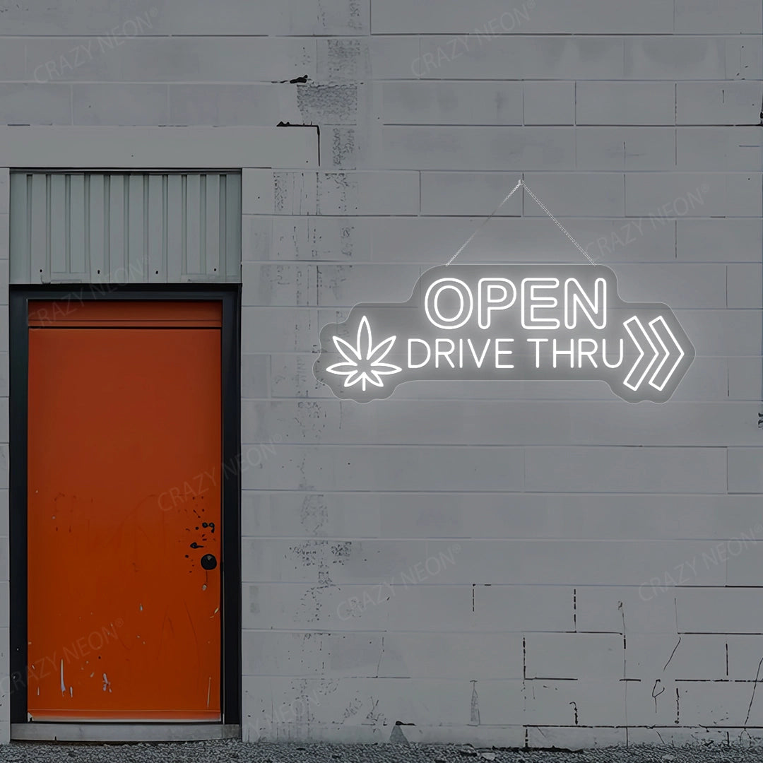 Open Drive Thru Sign | Shineneon