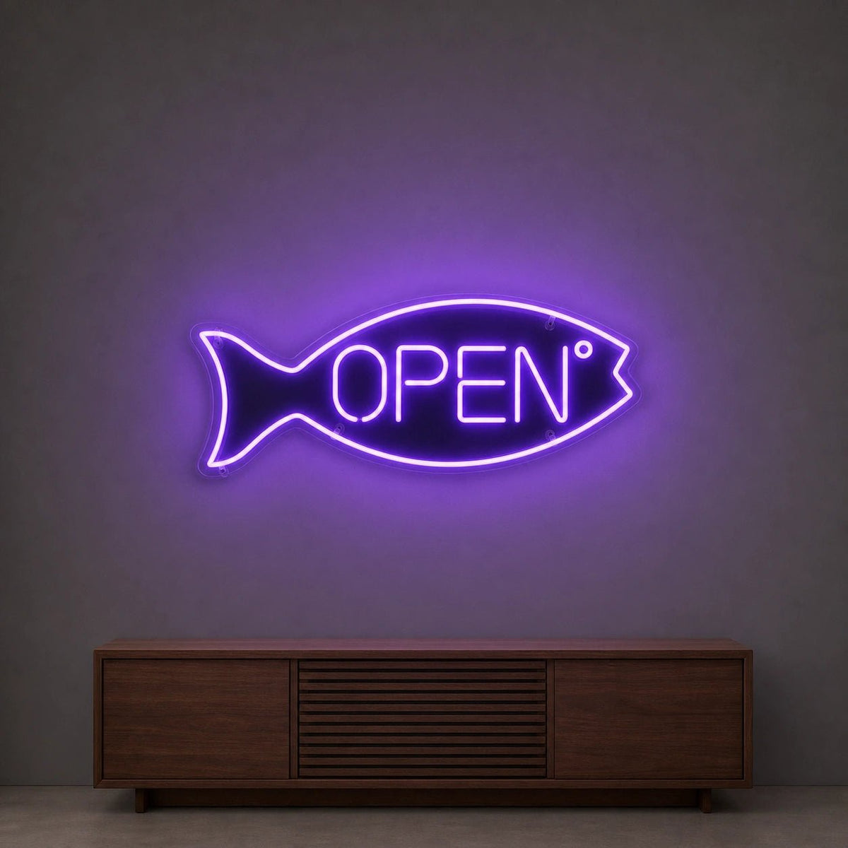 Open Fish LED Neon Sign - Shineneon