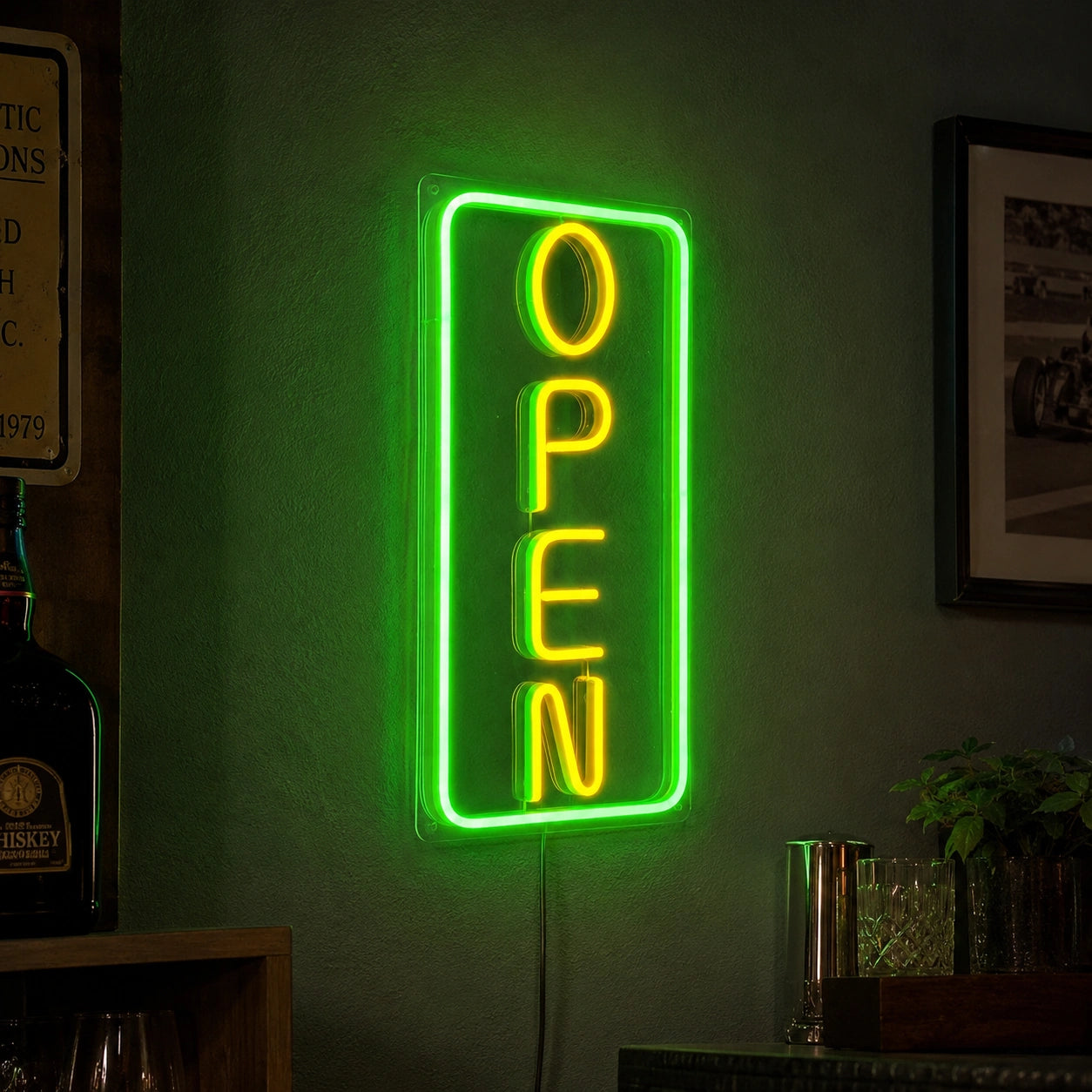 Open LED Neon Sign - 03 Real Lifestyle Scene