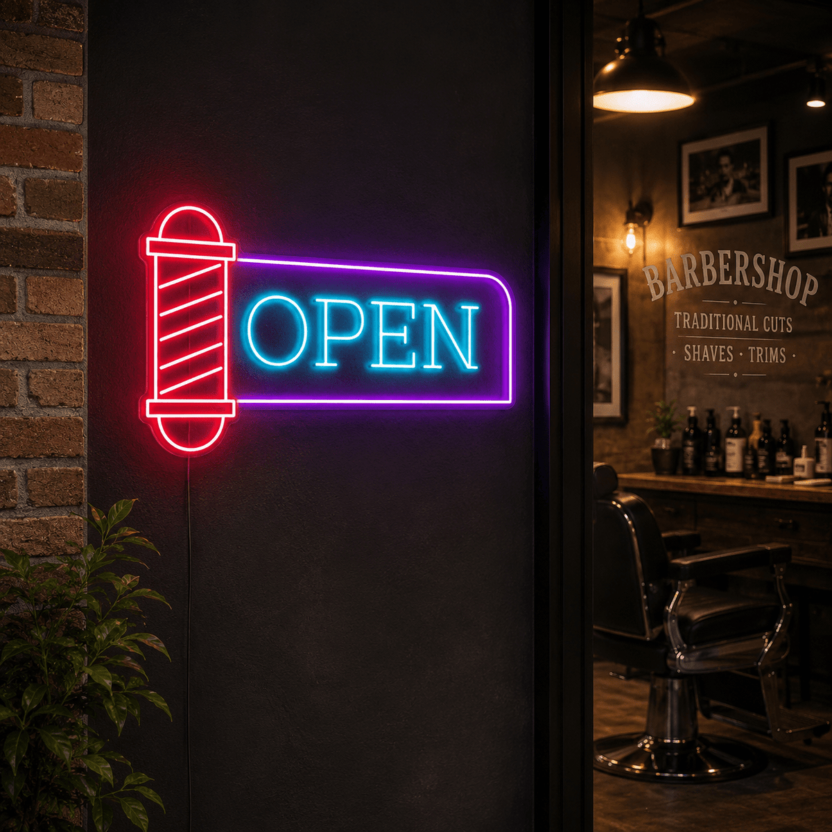 Open LED Neon Sign Home Art - Shineneon